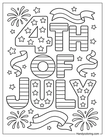 4th of July Stars and Stripes