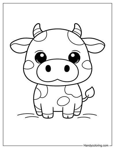 A Cow Viewed From The Front