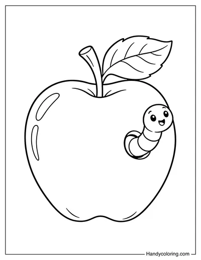 Apple with a Worm