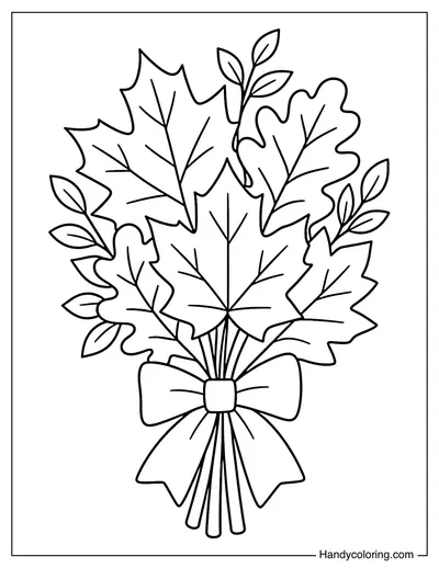 Autumn Leaf Bouquet