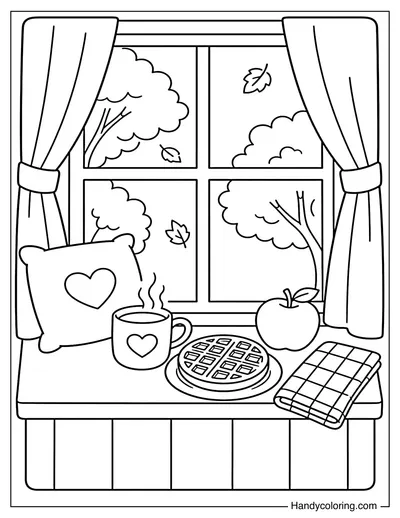 Autumn Window Breakfast