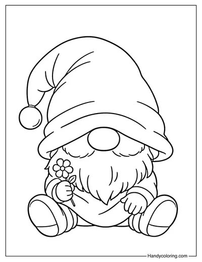 Baby Gnome with Big Hat