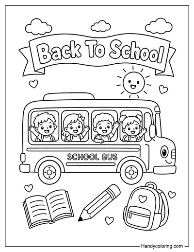 Back To School with School Bus