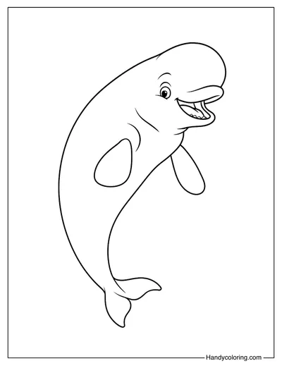 Bailey Beluga Coloring Page Finding Dory