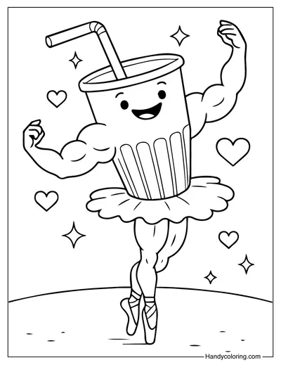 Ballerino Lololo Coloring Page