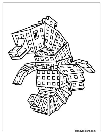 Bananita Dolphinita Plants vs Brainrots Coloring Page
