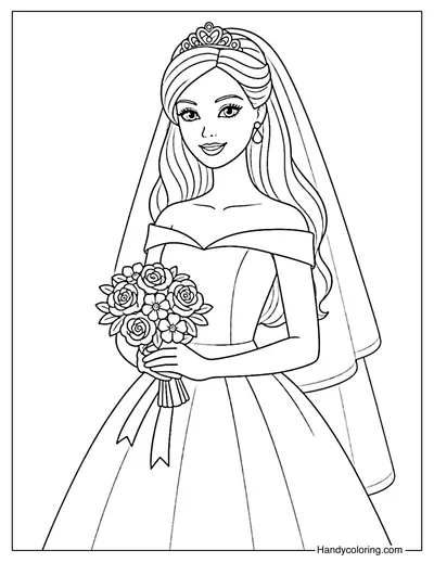 Barbie in a Wedding Dress