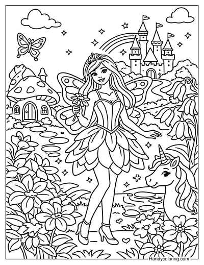 Barbie in Magic Garden