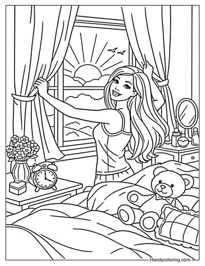 Barbie Morning Routine