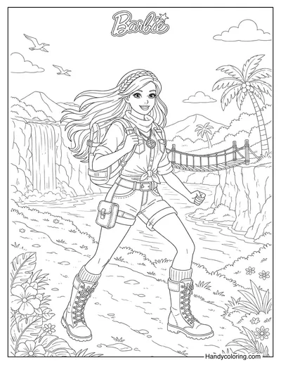 Barbie On An Adventure