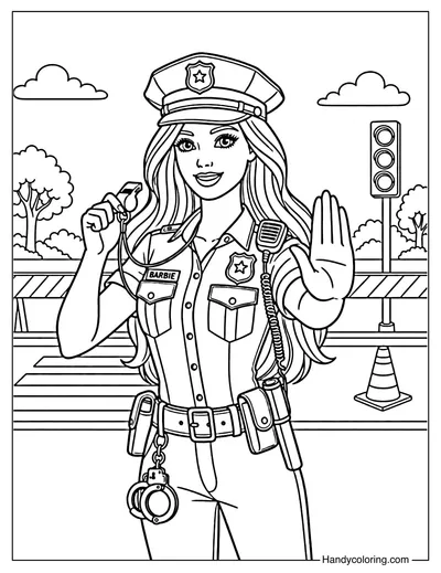 Barbie Police Officer