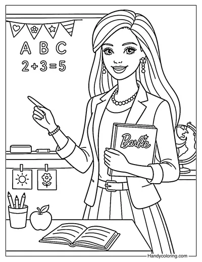 Barbie Teacher in The Classroom