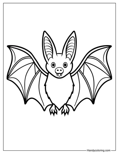 Bat Coloring to Print