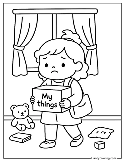 Be Brave with Change Coloring Page