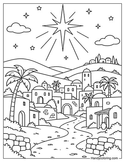 Bethlehem Under the Christmas Star