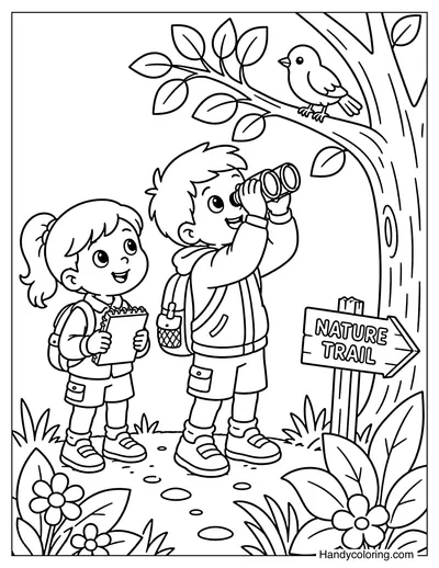 Birdwatching During a Hike