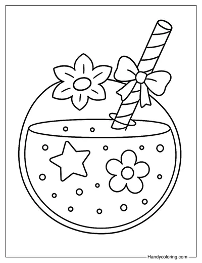 Blueberry Dream Orb Coloring Page