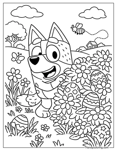 Bluey Easter Garden Adventure
