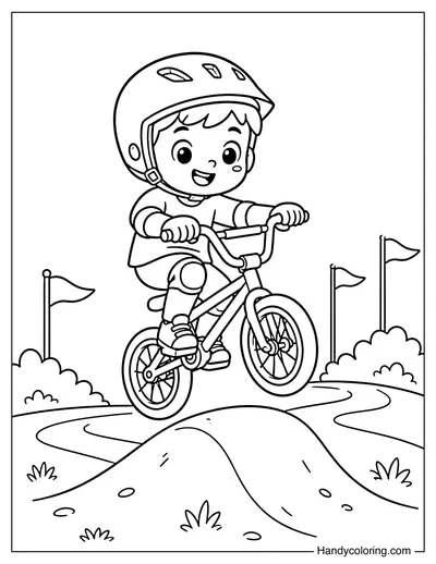 BMX Dirt Jump Biking
