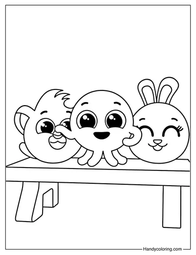 Bolofofos Playtime Coloring Page