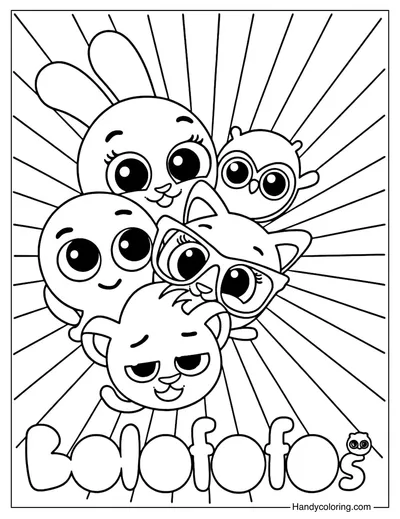 Bolofofos Poster Coloring Page
