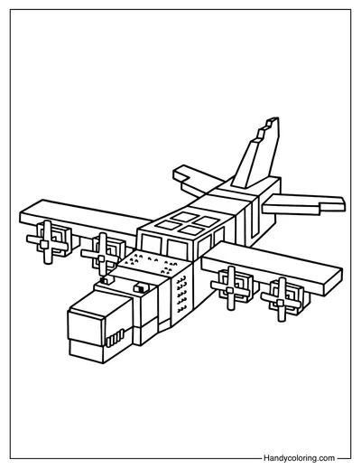 Bombardiro Crocodilo Steal a Brainrot Coloring Page