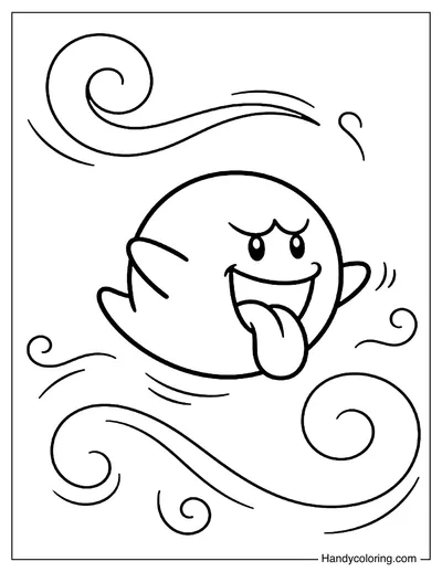 Boo Floating Gently