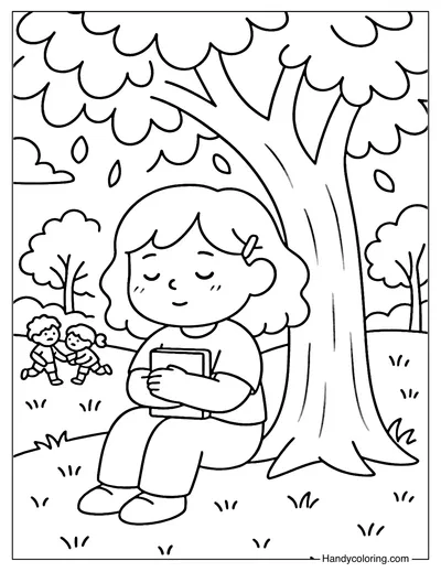 Brave and Quiet Coloring Page