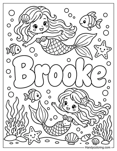 Brooke with Mermaids