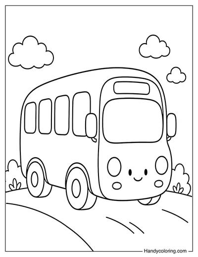 Bubble Shaped School Bus