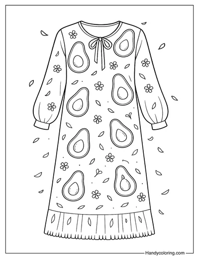 Buttercup Tunic Coloring Page