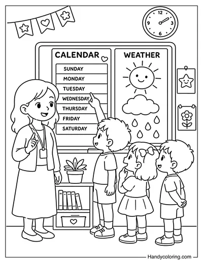 Calendar and Weather Time