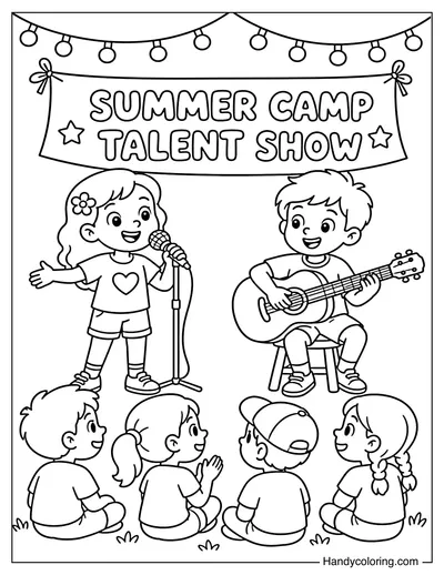 Camp Talent Show Night
