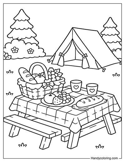 Camping Picnic Table