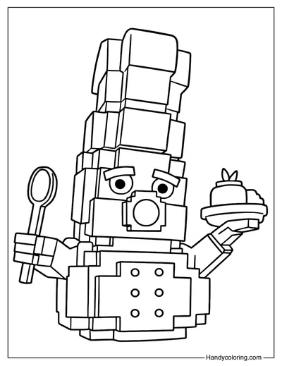 Cannonocci Coloring Page Plants vs Brainrots
