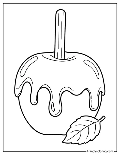 Caramel Apple on a Stick