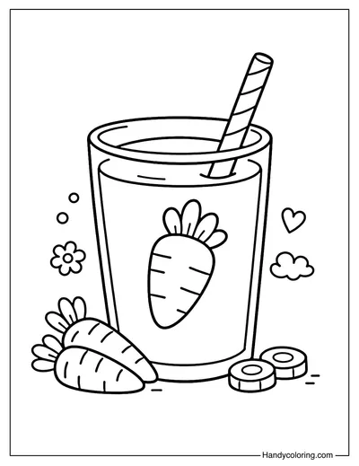 Carrot Juice Cup