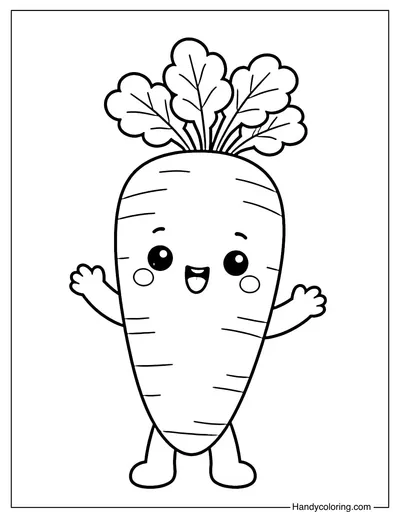 Carrot with Arms and Legs