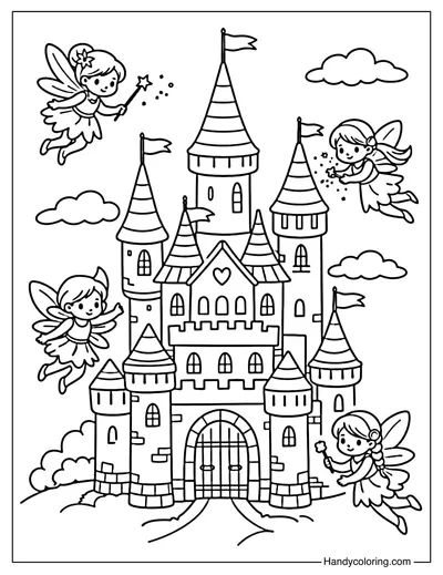 Castle with Little Fairies