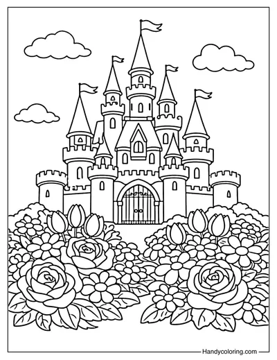 Castle with Magic Garden
