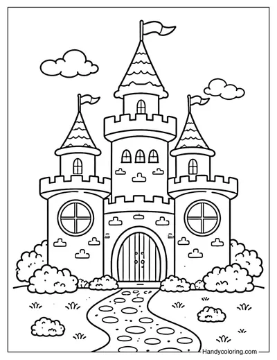 Castle with Two Big Windows