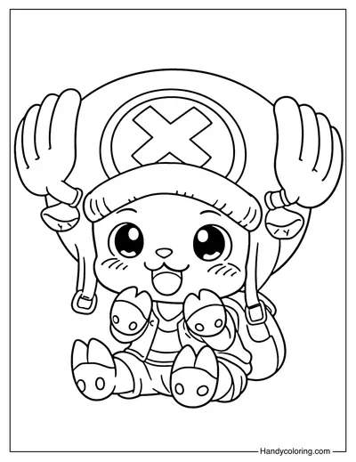 Cheerful Chopper with Big Eyes