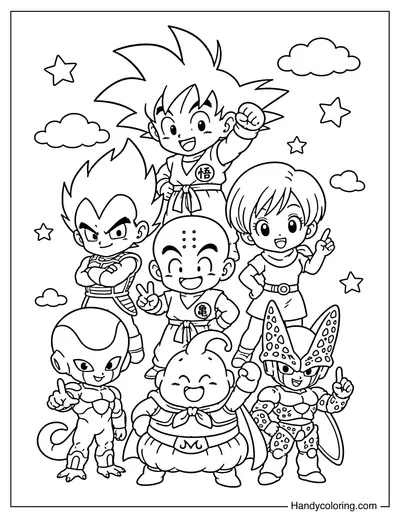 Chibi Dragon Ball Poster