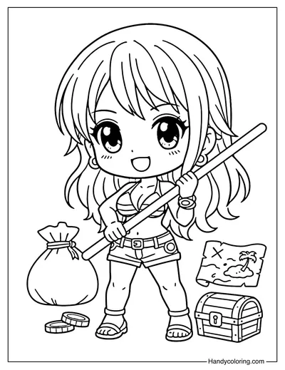 Chibi Nami With A Big Head
