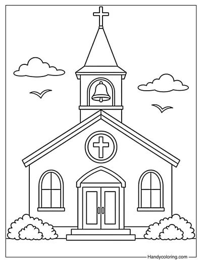 Church with Simple Windows