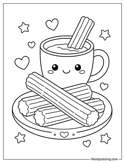 Churros and Chocolate