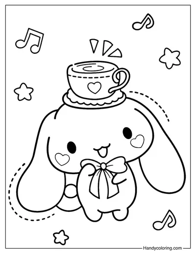 Cinnamoroll Coloring Page Printable
