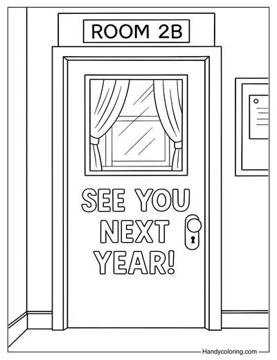 Classroom Door Closing Page