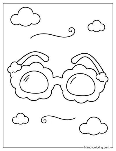 Cloud Shaped Sunglasses