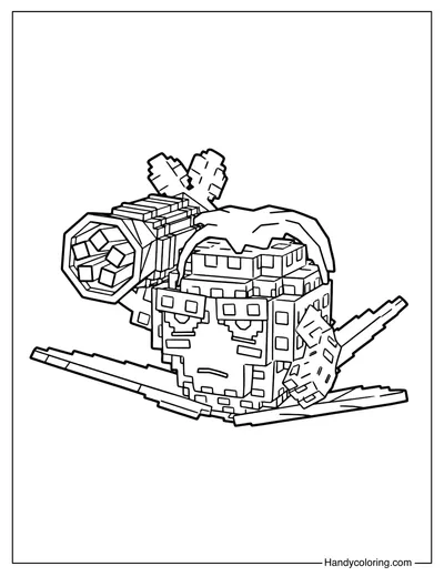 Commando Apple Coloring Page Plants vs Brainrots